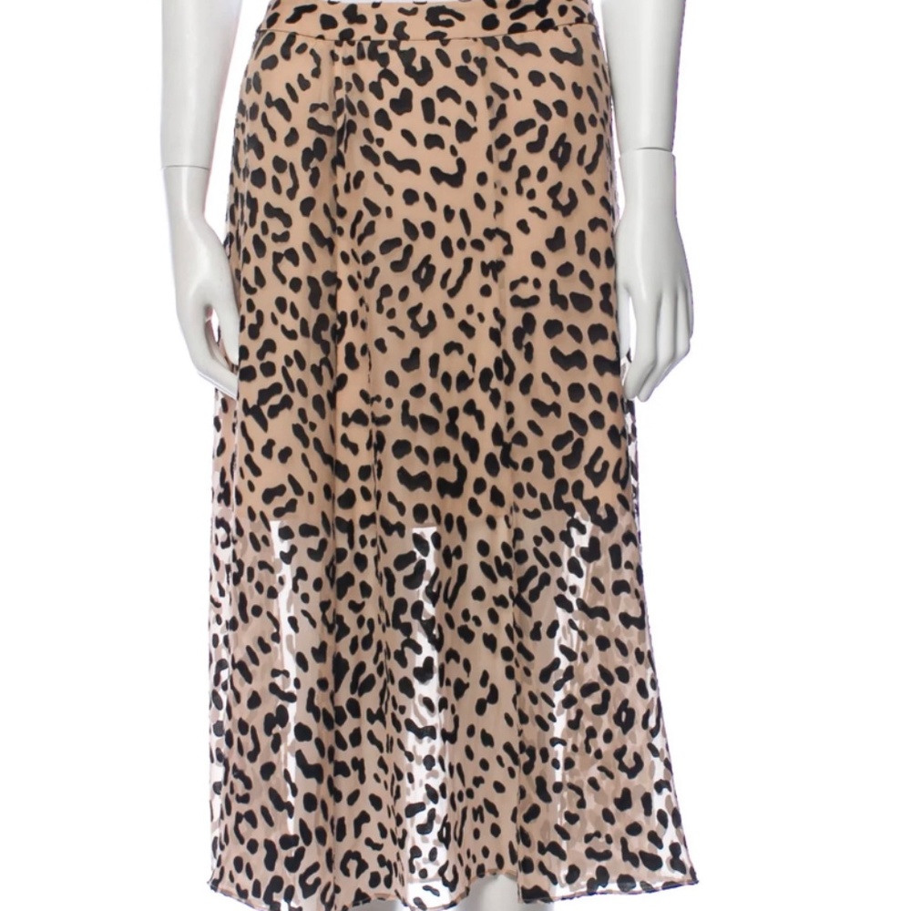 Alice & Olivia Leopard Skirt